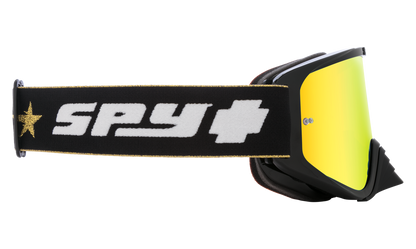 Spy Optic Woot Race MX Goggle 25th Anniversary Black/Gold w/HD Smoke/Gold Spectra Lens