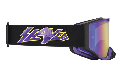 Spy Optic Foundation Plus MX Goggle Slayco w/Smoke/Purple Spectra & HD Lear Lens