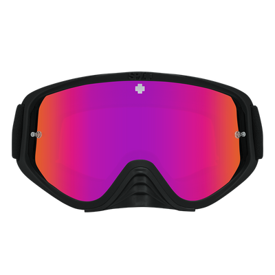 Spy Optic Woot Race MX Goggles Speedway Matte Purple w/HD Smoke Purple Spectra Mirror & HD Clear Lens
