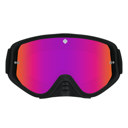 Spy Optic Woot Race MX Goggles Speedway Matte Purple w/HD Smoke Purple Spectra Mirror & HD Clear Lens