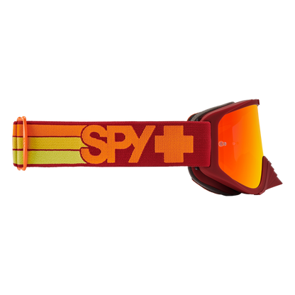 Spy Optic Woot Race MX Goggles Speedway Matte Red w/HD Smoke Dark Blue Spectra Mirror & HD Clear Lens