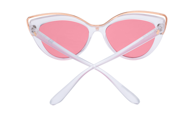 Spy Optic Julep Sunglasses Matte Crystal w/Rose Lens