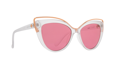 Spy Optic Julep Sunglasses Matte Crystal w/Rose Lens