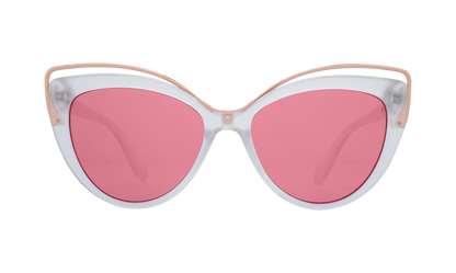 Spy Optic Julep Sunglasses Matte Crystal w/Rose Lens