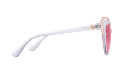 Spy Optic Julep Sunglasses Matte Crystal w/Rose Lens