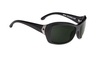 Spy Optic Farrah Sunglasses Black w/Happy Gray Green Polar Lens
