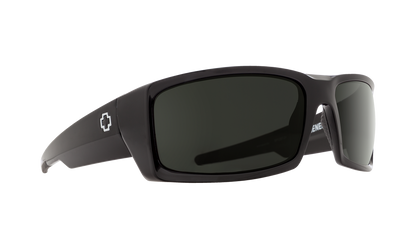 Spy Optic General Sunglasses Black w/Happy Gray Green Lens