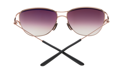 Spy Optic Marina Sunglasses Rose Gold w/Happy Merlot Fade Lens