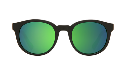 Spy Optic Hi-Fi Sunglasses Matte Black/Blode Tort w/Grey/Green Spectra Lens