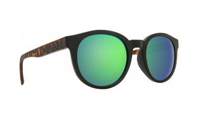 Spy Optic Hi-Fi Sunglasses Matte Black/Blode Tort w/Grey/Green Spectra Lens