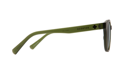 Spy Optic Hi-Fi Sunglasses Matte Translucent Olive w/Grey Lens