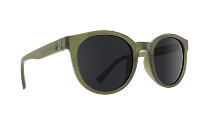 Spy Optic Hi-Fi Sunglasses Matte Translucent Olive w/Grey Lens