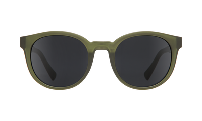 Spy Optic Hi-Fi Sunglasses Matte Translucent Olive w/Grey Lens