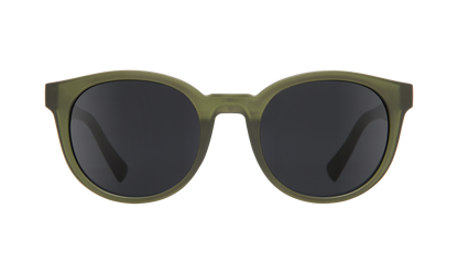 Spy Optic Hi-Fi Sunglasses Matte Translucent Olive w/Grey Lens
