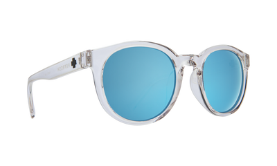 Spy Optic Hi-Fi Sunglasses Crystal w/Grey/Light Blue Spectra Lens
