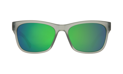 Spy Optic Sundowner Sunglasses Matte Translucent Smoke w/Grey/Green Spectra Lens