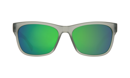 Spy Optic Sundowner Sunglasses Matte Translucent Smoke w/Grey/Green Spectra Lens