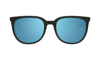 Spy Optic Fizz Sunglasses Matte Black/Crystal w/Grey/Light Blue Spectra Lens