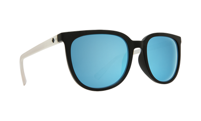 Spy Optic Fizz Sunglasses Matte Black/Crystal w/Grey/Light Blue Spectra Lens
