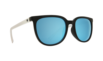 Spy Optic Fizz Sunglasses Matte Black/Crystal w/Grey/Light Blue Spectra Lens
