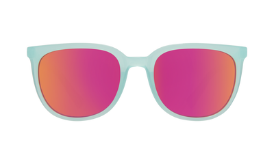 Spy Optic Fizz Sunglasses Translucent Seafoam w/Grey/Pink Spectra Lens