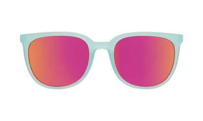 Spy Optic Fizz Sunglasses Translucent Seafoam w/Grey/Pink Spectra Lens