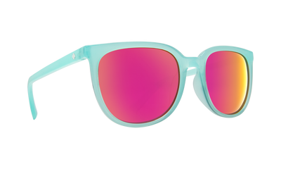 Spy Optic Fizz Sunglasses Translucent Seafoam w/Grey/Pink Spectra Lens