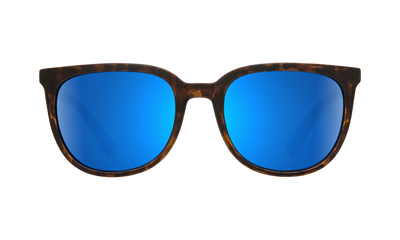 Spy Optic Fizz Sunglasses Matte Blonde Tort w/Grey/Dark Blue Spectra Lens