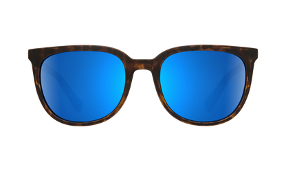 Spy Optic Fizz Sunglasses Matte Blonde Tort w/Grey/Dark Blue Spectra Lens
