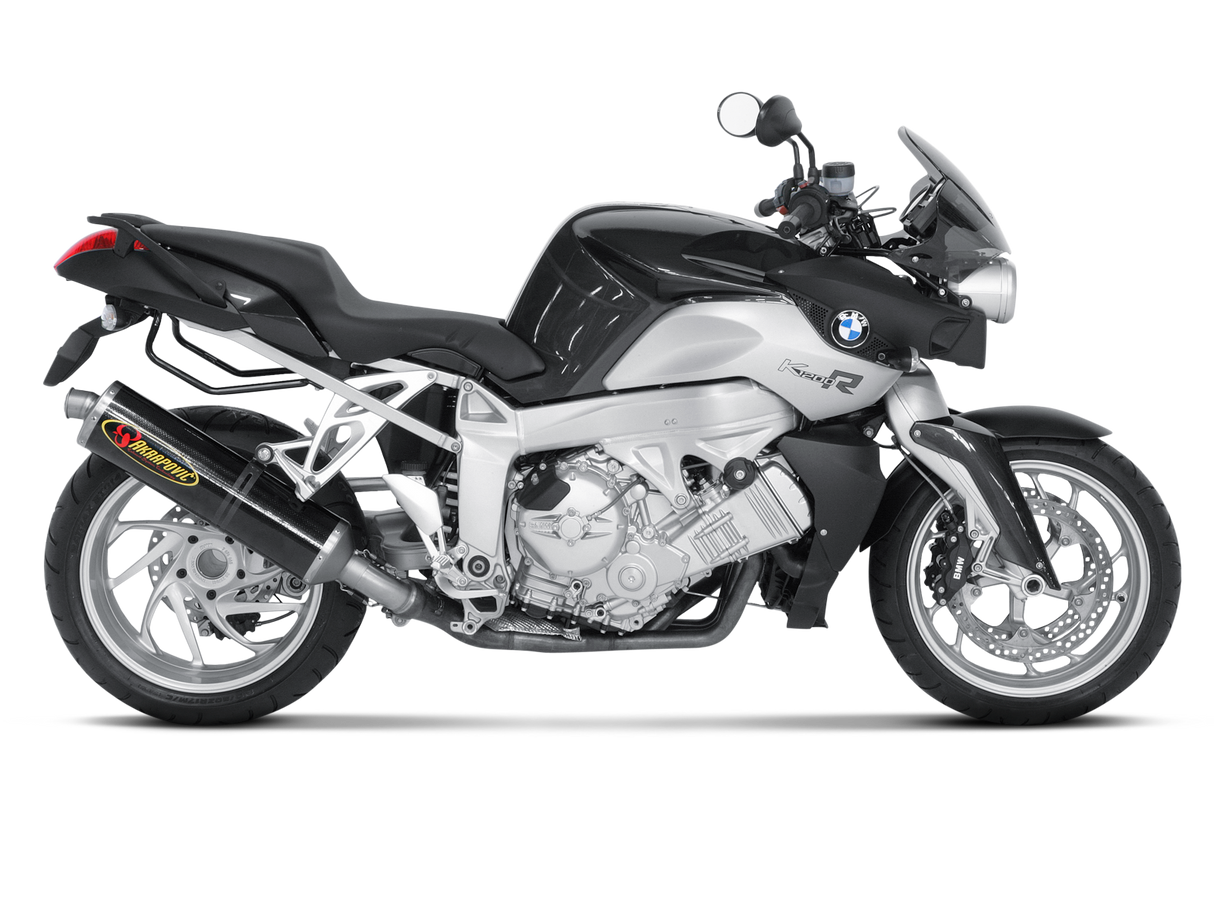Akrapovic Slip-On Line Carbon Muffler System w/Titanium End Cap for BMW K 1200 R/K 1200 S 05-08 Akrapovic