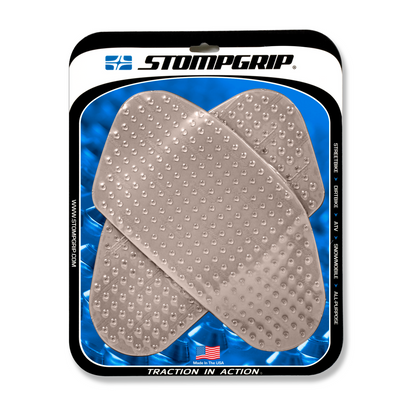 Stompgrip Volcano Tank Grips Clear for Honda CBR600RR 03-06