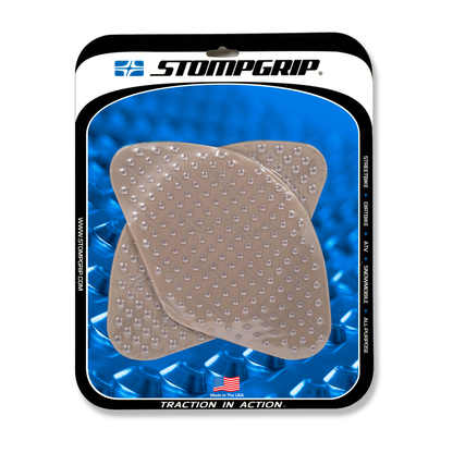 Stompgrip Volcano Tank Grips Clear for BMW R 1200 GS/R 1200 GS Adventure/Suzuki SV1000/SV650/SV650S
