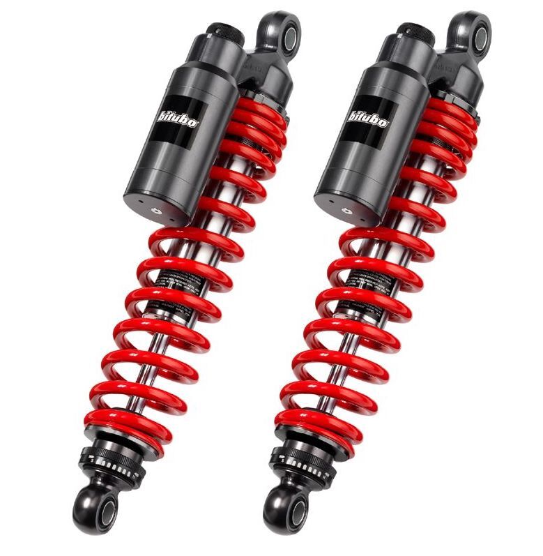 Bitubo WMT01 - Rear Twin Shocks - Red Spring [Adjustable: Preload, Rebound, Compression]