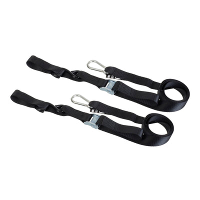 Whites Tie Downs 1 1/2in x 6ft - Black / Black