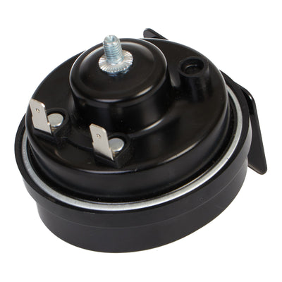 Whites Horn 12V Snail Horn (110dB/500Hz) 80mm Black
