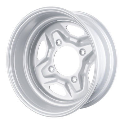 Whites ATV/UTV Steel Rim 14x6 Polaris Front 4/156 +40.2 - Silver