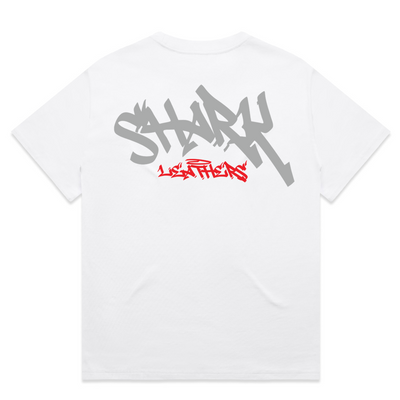 Shark Graff Heavy Tee White