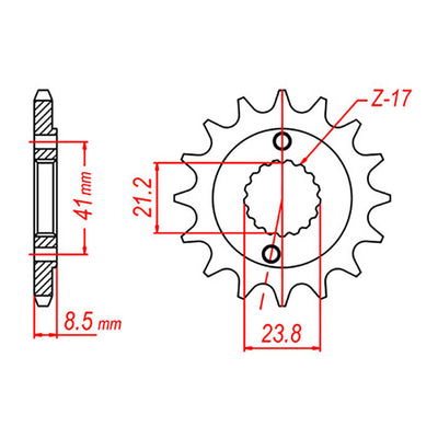 XAM Sprocket Kit Honda XR400 X-Ring 15/45