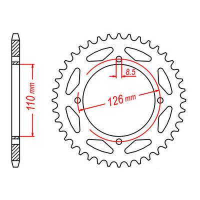 XAM Sprocket Kit Kawasaki KX65 13/46