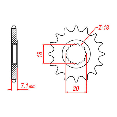 XAM Sprocket Kit Suzuki RM125 X-Ring Gold 12/51