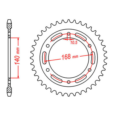 XAM Sprocket Kit BMW F800GS Adventure '13-'18 - 525AX 16/42