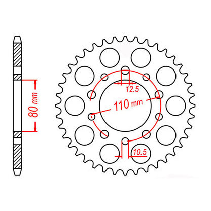 XAM Sprocket Kit Honda CBR600 '87-'90 X-Ring 15/43