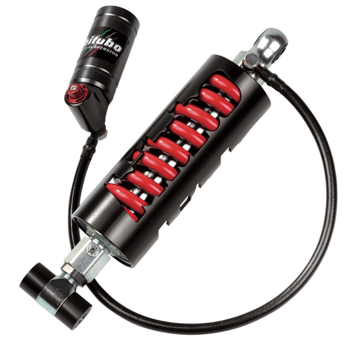 Bitubo HZM11 - Rear Mono Shock - Red Spring [Adjustable: Preload, Rebound, Compression, Length]