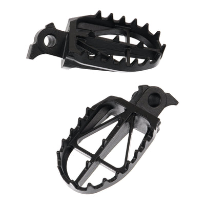 Zeta Wide Chromoly Ultra-Wide Foot Pegs - Yamaha YZ125 / YZ250 ('99-) / YZ250F /