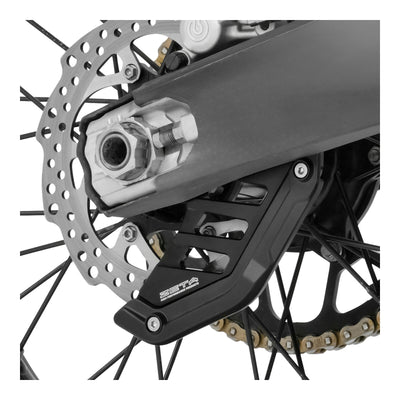 Zeta Rear Brake Disc Guard- Assorted KTM, Husqvarna & GasGas Models - Black