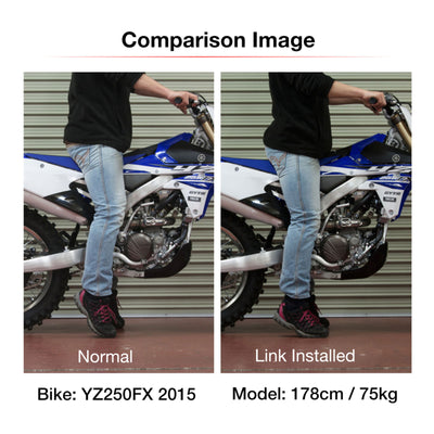 Zeta RSL Low Down Link -27mm - Husqvarna TE / FE ('24-) - Honda Blue