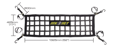 MX NET BIKE/GEAR RESTRAINT BLACK - LARGE