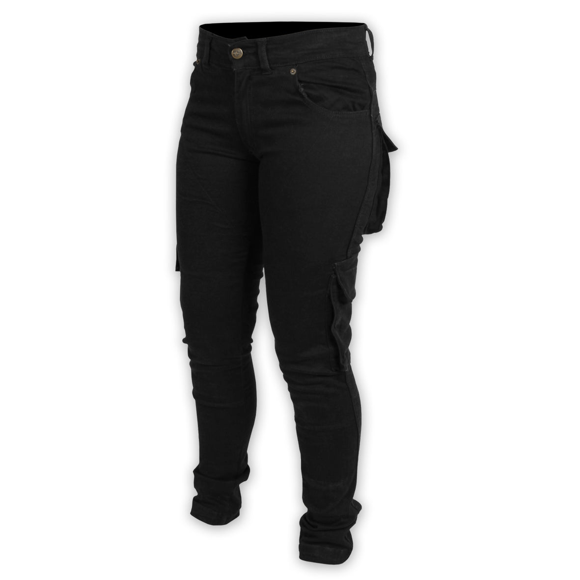 Ladies Super Stretch Denim Cargo