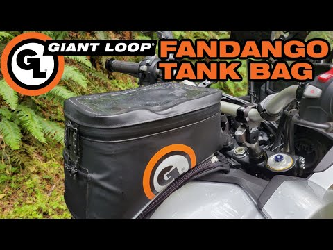 Load video: Giant Loop Fandango Tank Bag '26 - Grey (8L)