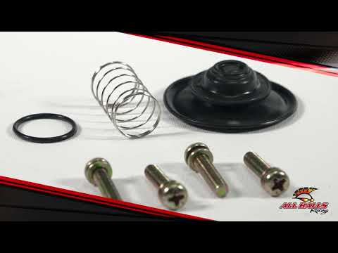 Load video: All Balls Racing Fuel Tap Rebuild Kit (60-1206)